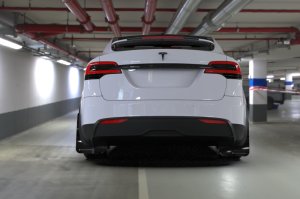 Tesla Model X Mud Flaps - Rally Armor - Premium Urethane UR Series - Black - `22-`26 Tesla Model X Mud Flaps - Rally Armor - Premium Urethane UR Series - Black - `22-`26